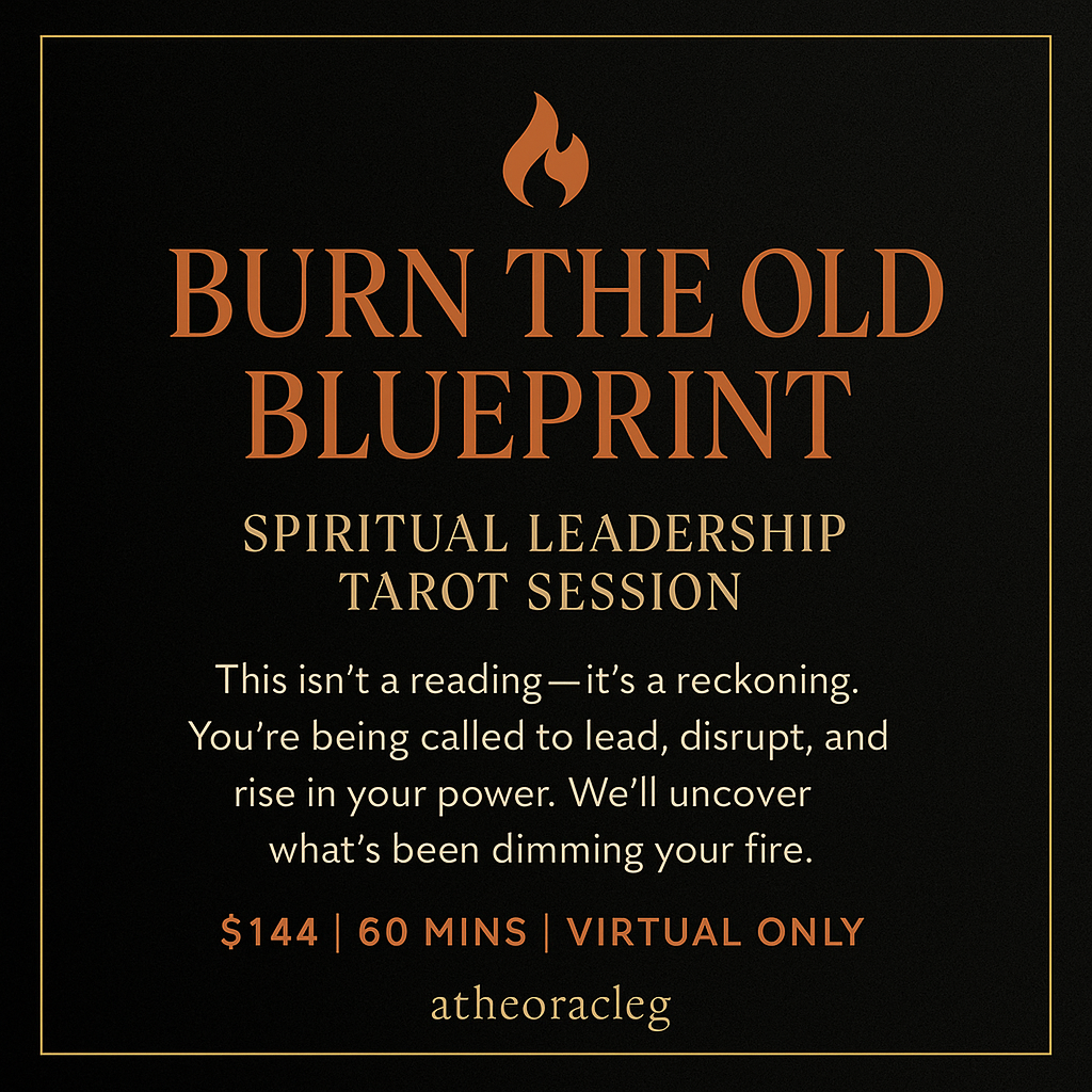 Burn the Old Blueprint: A Spiritual Leadership Session