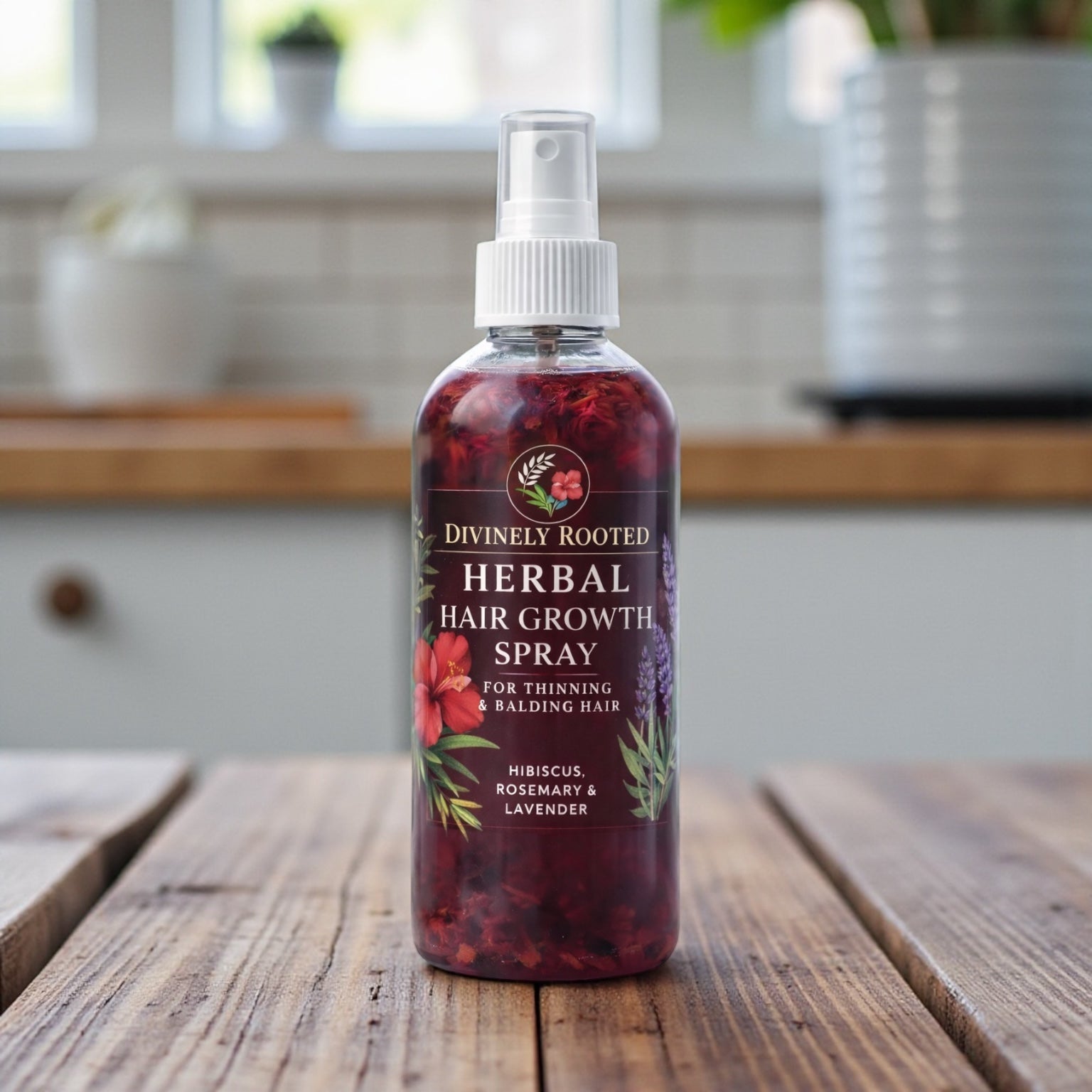 Divinely Rooted Herbal Hair Growth Spray