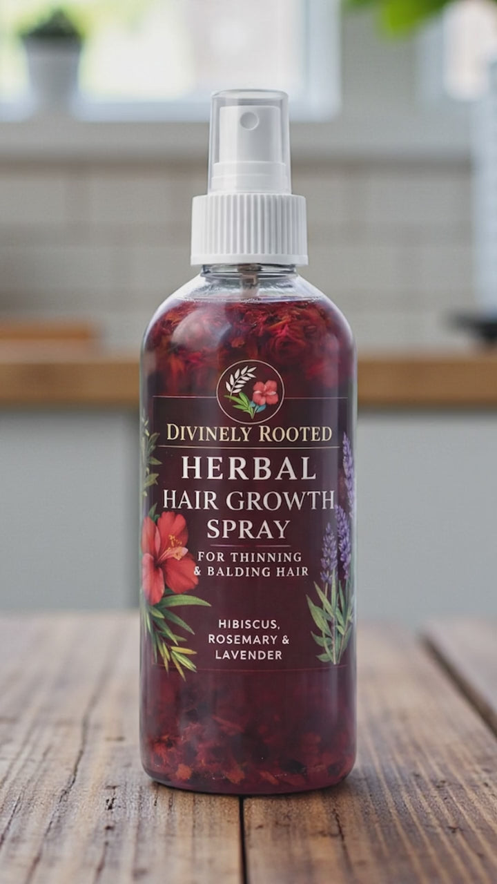 Divinely Rooted Herbal Hair Growth Spray